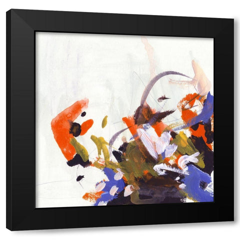 Format Plunge III Black Modern Wood Framed Art Print with Double Matting by Wang, Melissa
