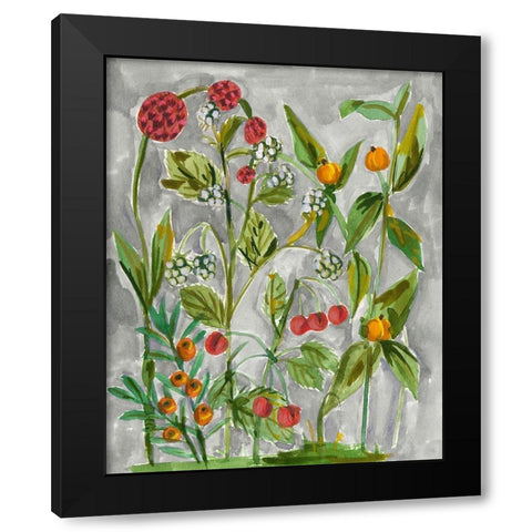 Dear Nature II Black Modern Wood Framed Art Print with Double Matting by Wang, Melissa