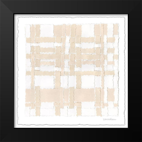 Saddle Stitch I Black Modern Wood Framed Art Print by Lam, Vanna
