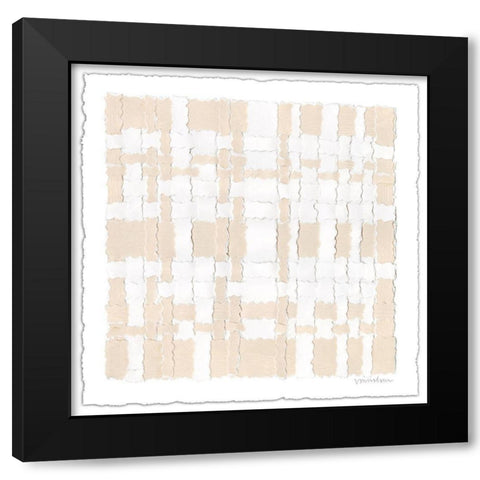 Saddle Stitch II Black Modern Wood Framed Art Print by Lam, Vanna