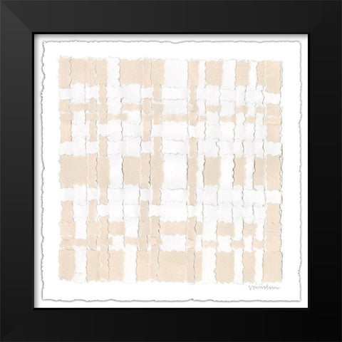 Saddle Stitch II Black Modern Wood Framed Art Print by Lam, Vanna