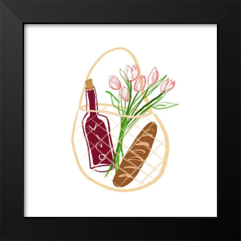 Market Haul II Black Modern Wood Framed Art Print by Sizemore, Natalie