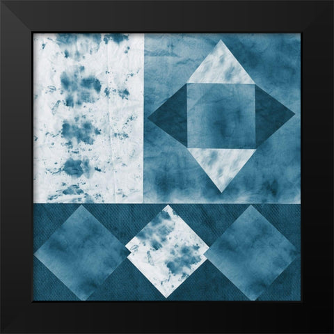 Quilted Texture II Black Modern Wood Framed Art Print by Sizemore, Natalie