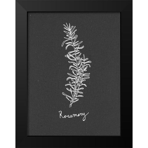 Scent Garden I Black Modern Wood Framed Art Print by Sizemore, Natalie