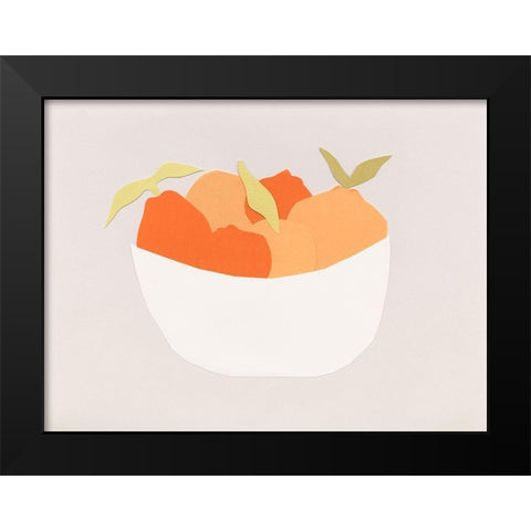 Sumo Citrus II Black Modern Wood Framed Art Print by Sizemore, Natalie