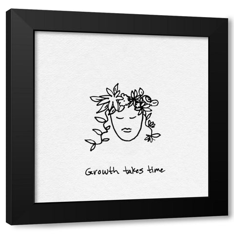Tend to Yourself II Black Modern Wood Framed Art Print by Sizemore, Natalie