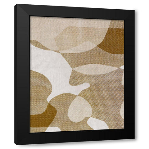 Texture Desert I Black Modern Wood Framed Art Print with Double Matting by Sizemore, Natalie