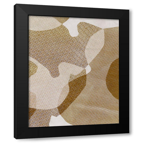 Texture Desert II Black Modern Wood Framed Art Print with Double Matting by Sizemore, Natalie