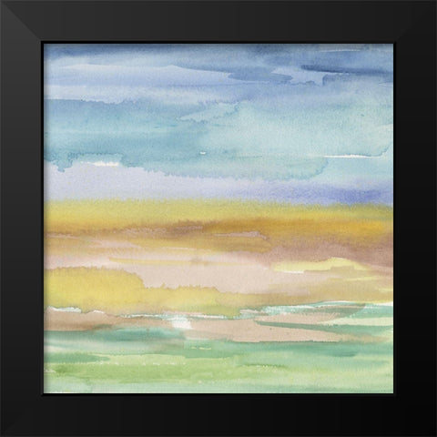 Morning Earth II Black Modern Wood Framed Art Print by Longley, Alicia
