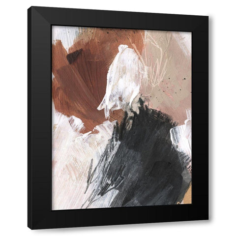 Unbleached Neutrals II Black Modern Wood Framed Art Print with Double Matting by Parker, Jennifer Paxton