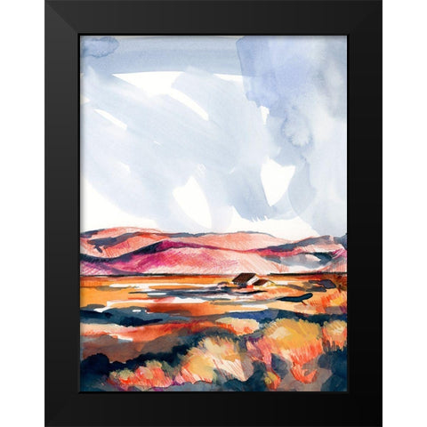 Chromatic Landscapes I Black Modern Wood Framed Art Print by Parker, Jennifer Paxton