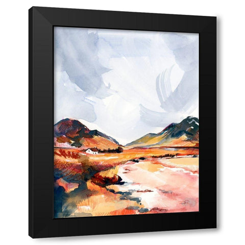 Chromatic Landscapes II Black Modern Wood Framed Art Print by Parker, Jennifer Paxton