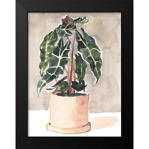 Potted Houseplant I Black Modern Wood Framed Art Print by Parker, Jennifer Paxton