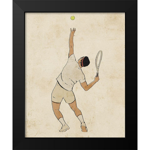Sportsman I Black Modern Wood Framed Art Print by Barnes, Victoria