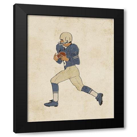 Sportsman III Black Modern Wood Framed Art Print with Double Matting by Barnes, Victoria