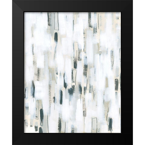 Cinder Marks I Black Modern Wood Framed Art Print by Vess, June Erica