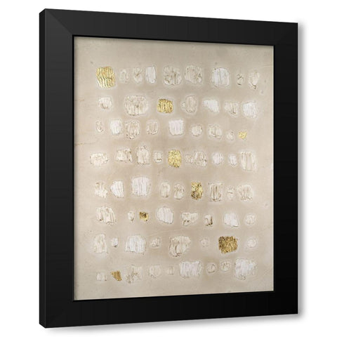 Embellished Cobblestone II Black Modern Wood Framed Art Print by Lam, Vanna
