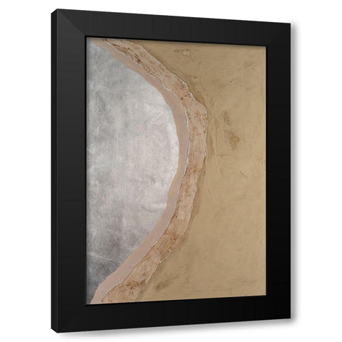 Silver Lake I Black Modern Wood Framed Art Print with Double Matting by Willett, Michael