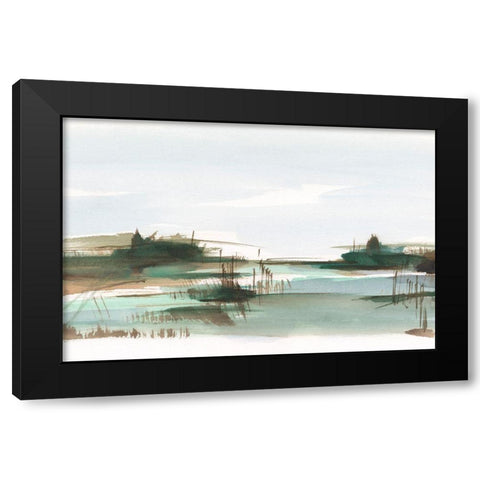 Marsh Reeds III Black Modern Wood Framed Art Print by Harper, Ethan