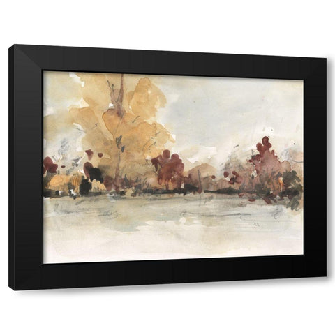 The Autumn View I Black Modern Wood Framed Art Print by Dixon, Samuel