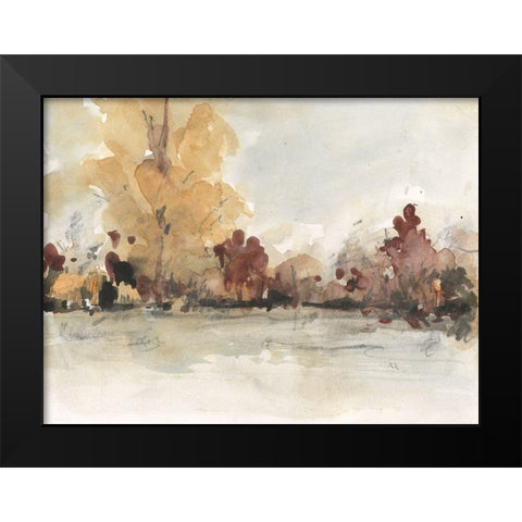 The Autumn View I Black Modern Wood Framed Art Print by Dixon, Samuel
