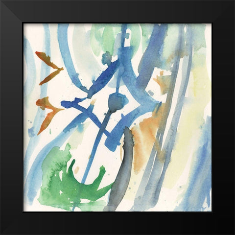 Spanish Tile II Black Modern Wood Framed Art Print by Dixon, Samuel