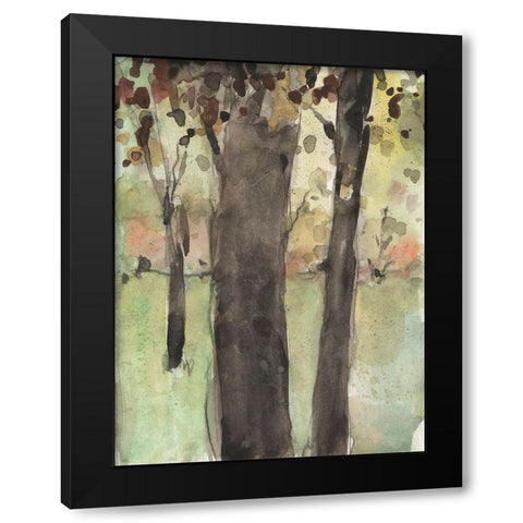 Under the Tree Confetti II Black Modern Wood Framed Art Print by Dixon, Samuel