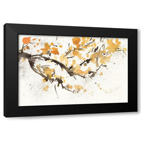 Watercolor Tree Branch I Black Modern Wood Framed Art Print by Dixon, Samuel