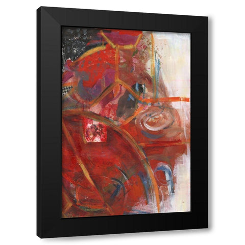 City Life I Black Modern Wood Framed Art Print with Double Matting by Combs, Joyce
