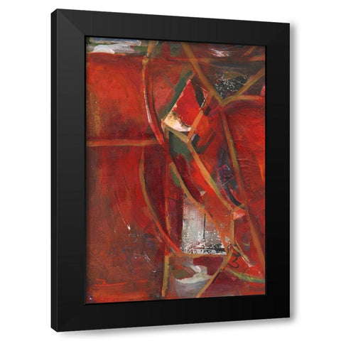 City Life II Black Modern Wood Framed Art Print with Double Matting by Combs, Joyce
