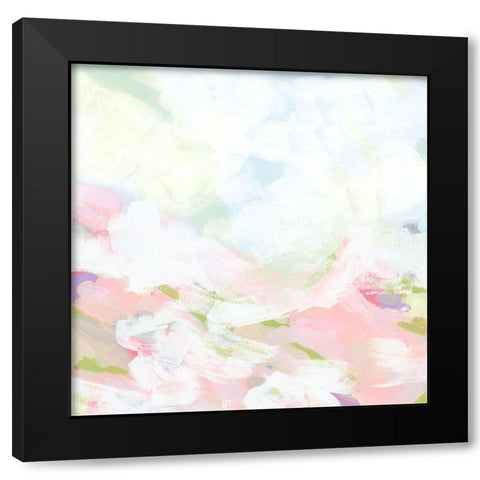 Rose Dapple Valley II Black Modern Wood Framed Art Print by Vess, June Erica