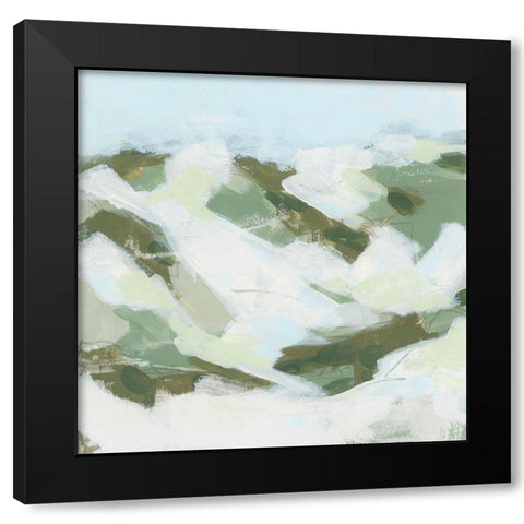 Tundra Valley II Black Modern Wood Framed Art Print by Vess, June Erica