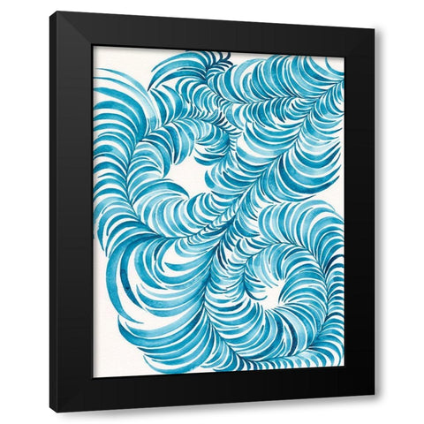 Quiet Harmony I Black Modern Wood Framed Art Print by Moore, Regina