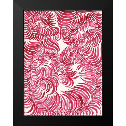 Quiet Harmony II Black Modern Wood Framed Art Print by Moore, Regina