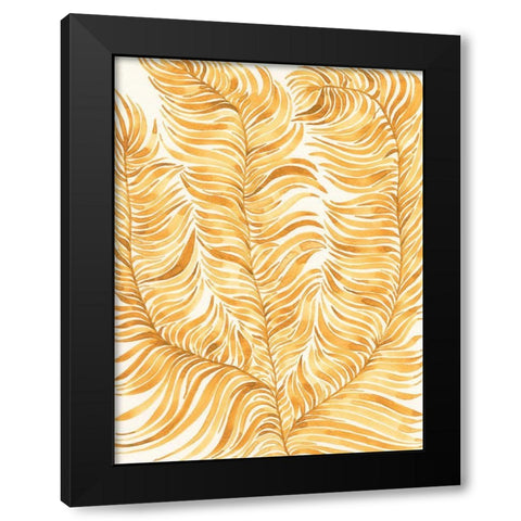 Quiet Harmony IV Black Modern Wood Framed Art Print with Double Matting by Moore, Regina