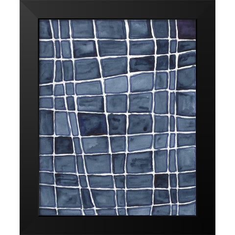 Square Bluff I Black Modern Wood Framed Art Print by Moore, Regina