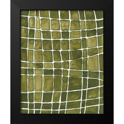 Square Bluff II Black Modern Wood Framed Art Print by Moore, Regina