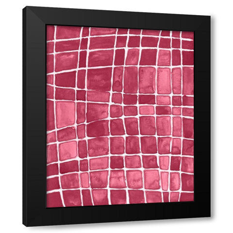 Square Bluff III Black Modern Wood Framed Art Print with Double Matting by Moore, Regina