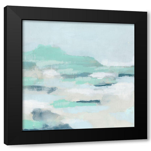 Blue Mesa I Black Modern Wood Framed Art Print by Vess, June Erica