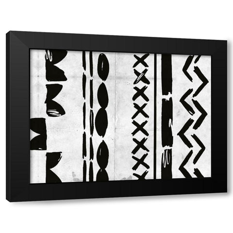 Becoming One I Black Modern Wood Framed Art Print with Double Matting by Wang, Melissa