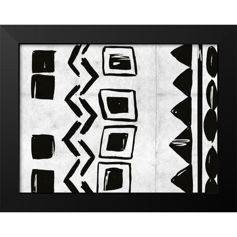 Becoming One II Black Modern Wood Framed Art Print by Wang, Melissa