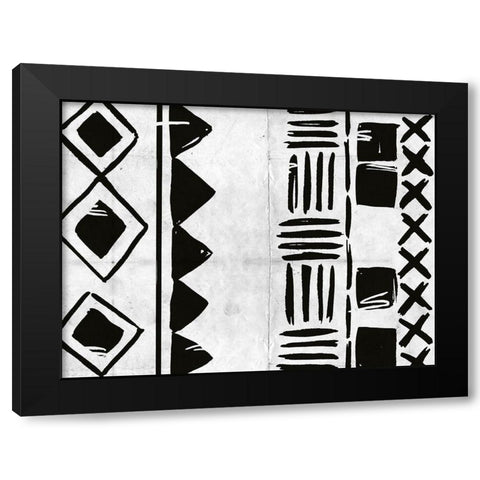 Becoming One III Black Modern Wood Framed Art Print with Double Matting by Wang, Melissa