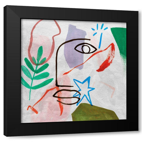 My Daydreams II Black Modern Wood Framed Art Print with Double Matting by Wang, Melissa