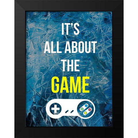 Gamer at Play IV Black Modern Wood Framed Art Print by Warren, Annie