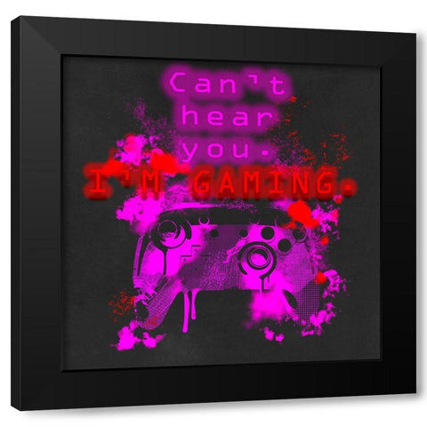 Control Freak IV Black Modern Wood Framed Art Print with Double Matting by Parker, Jennifer Paxton