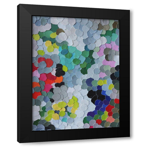Buckingham Gardens Black Modern Wood Framed Art Print with Double Matting by Good, Coco