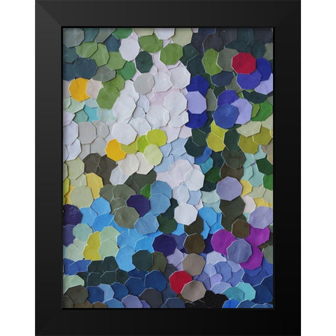 Doris Duke Garden Black Modern Wood Framed Art Print by Good, Coco