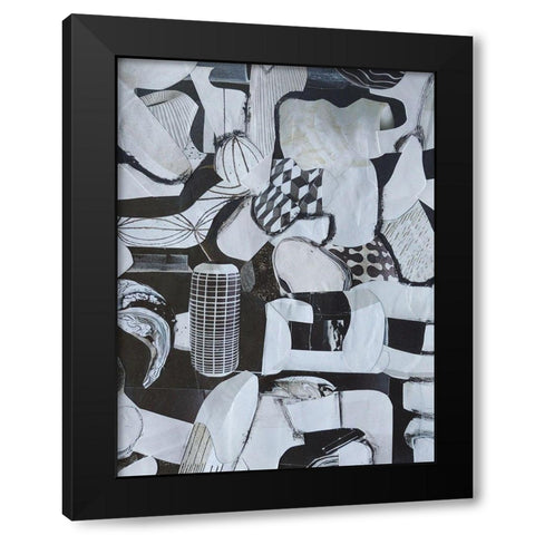 Beverlywood City Forms Black Modern Wood Framed Art Print with Double Matting by Good, Coco