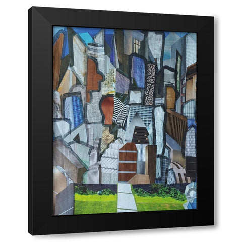 Chicago Grant Park Black Modern Wood Framed Art Print by Good, Coco