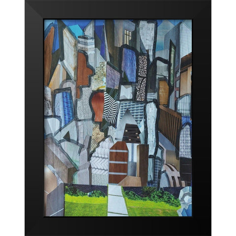 Chicago Grant Park Black Modern Wood Framed Art Print by Good, Coco